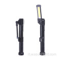 3 * AA Lampada da lavoro ruotabile COB con clip tascabile